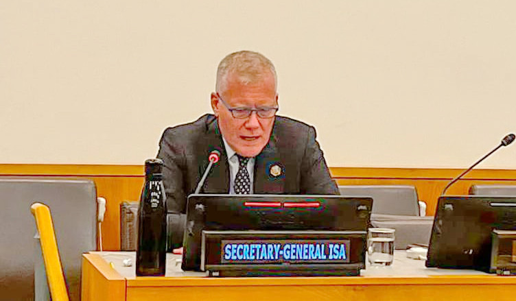 ISA Secretary-General addresses 33rd Meeting of States Parties to