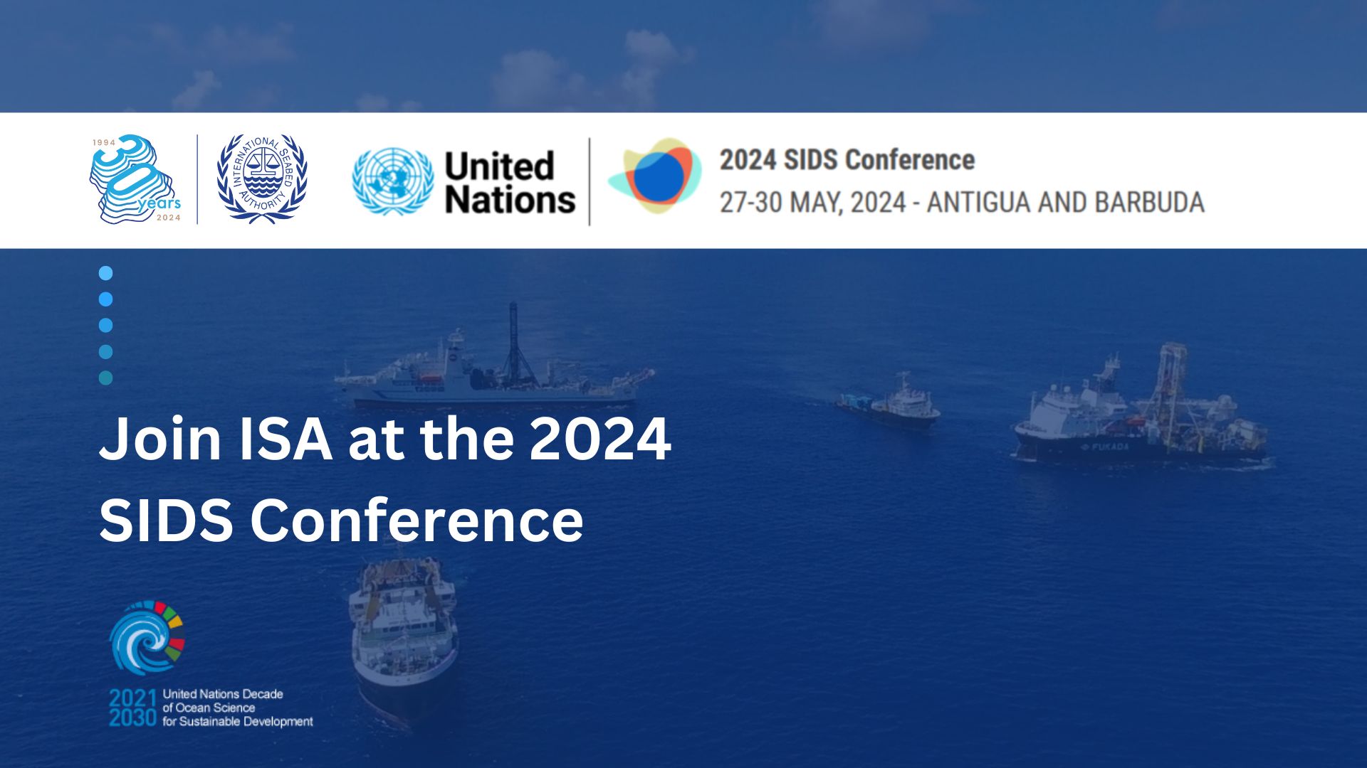 ISA at the 2024 SIDS Conference International Seabed Authority